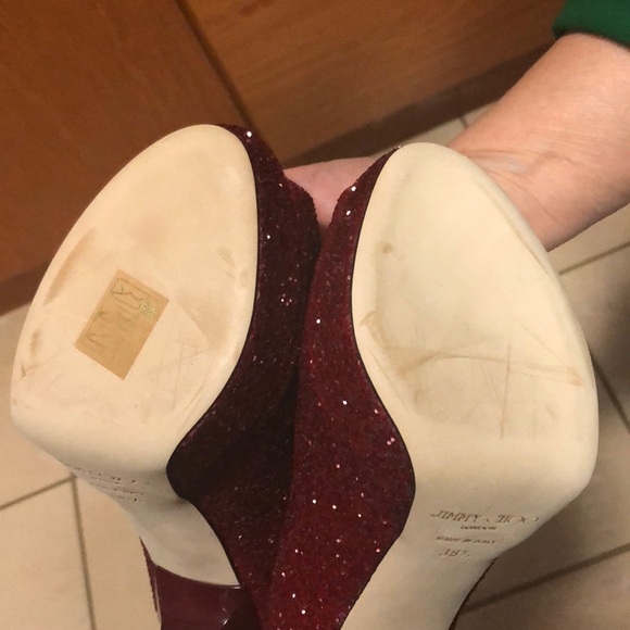 BRAND NEW JIMMY CHOO RED HEELS - Picture 3 of 7